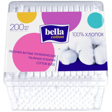 Ватные палочки Bella (Белла), пластиковая упаковка, 200 шт