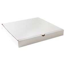 Коробка для пиццы гофрокартон, 42х42х4 см, (белый)