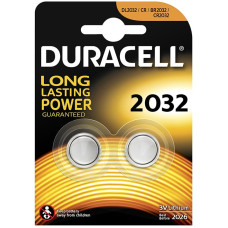 Батарейки таблетка Duracell (Дюрасел) CR2032, 2 шт