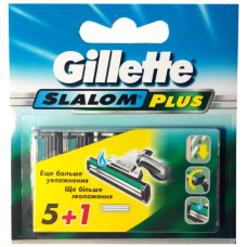 Кассеты для бритья Gillette Slalom Plus (5 шт + 1 шт) 