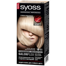 Краска-осветлитель для волос Syoss (Сьес) 10-11 Ультра-светлый жемчужный блонд