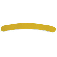 Пилка бумеранг для натуральных и искусственных ногтей, цвет желтый, ZO 101-10-150