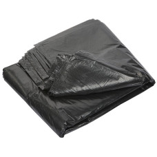 Мешки для мусора ПВД MirPack (МирПак) в пластах, черные, 60 мкм, 120 л, 70х110 см