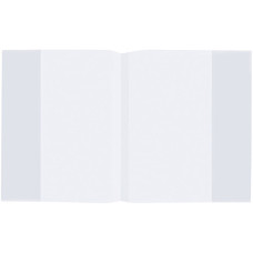 Обложка ПП для тетради и дневника Пифагор, прозрачная, 210х350 мм, 60 мкм