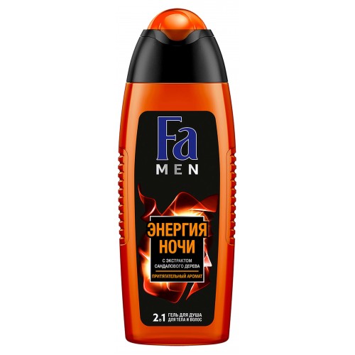 Гель для душа мужской Fa (Фа) Men Энергия ночи с ...