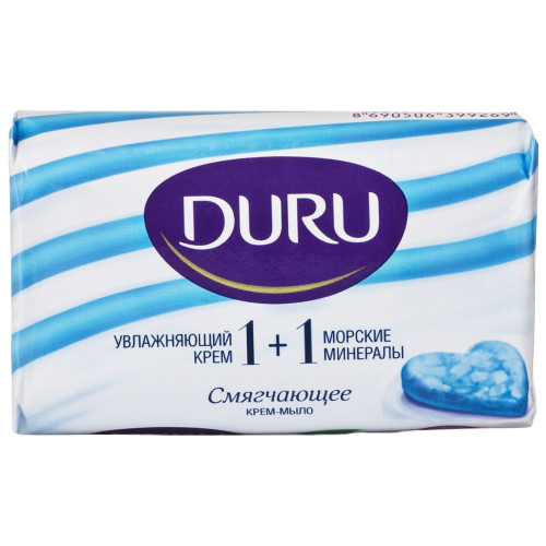 Туалетное мыло Duru (Дуру) Морские минералы 1+1, 80 г