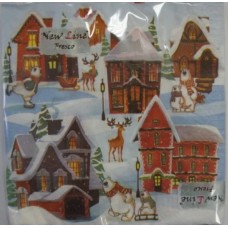 Салфетки сервировочные Фреско Елочка, 33х33 см, 20 шт