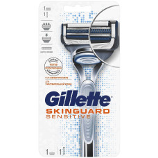 Станок для бритья Gillette (Джилет) Skinguard Sensitive с 1-й сменной кассетой