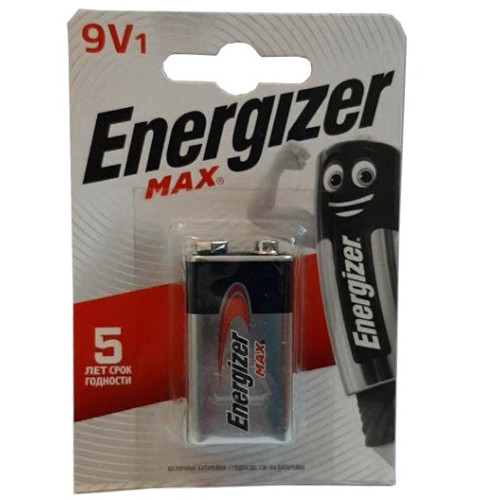 Батарейка Energizer (Энерджайзер), крона, 6LR61 Max