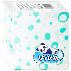 Салфетки бумажные Viva (Вива) с рисунком, 24х24 см, 80 шт