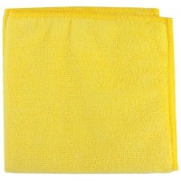 Салфетка из микрофибры (без упаковки), цвет желтый, 250г/м2, 50х80 см