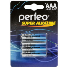 Батарейки Perfeo (Перфео) LR03/4BL Super Alkaline, 4 шт