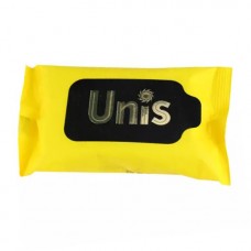 Влажные салфетки антибактериальные Unis Perfume Yellow, 15 шт