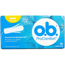 Тампоны O.b. (Оби) Procomfort Normal, 3 капли, 16 шт