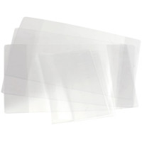 Обложка ПВХ для тетради и дневника, прозрачная, 110 мкм, 212х350 мм
