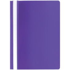 Скоросшиватель пластиковый Staff (Стафф), фиолетовый, А4, 100/120 мкм