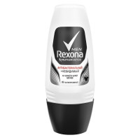 Антиперспирант шариковый мужской Rexona (Рексона) Men Антибактериальный + Невидимый на Черном и Белом, 50 мл Антиперспирант шариковый мужской Rexona (Рексона) Men Антибактериальный + Невидимый на Черном и Белом, 50 мл
