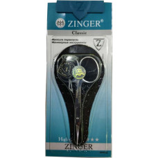 Ножницы маникюрные для кутикулы Zinger (Зингер) с ручной заточкой, серебряные, тонкие, zo B-118-S-SH