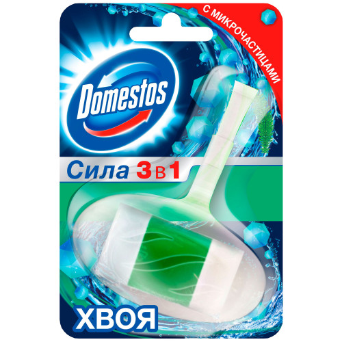 Подвесной туалетный блок Domestos (Доместос) Хвоя, 40 г