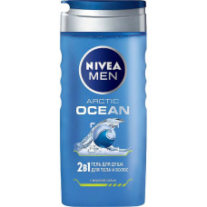 Гель для душа Nivea Men Arctic Ocean 2 в 1 для тела и волос, 250 мл