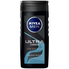 Гель для душа Nivea Men Ultra Carbon Бодрящая свежесть, 250 мл