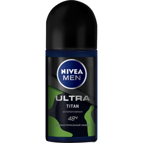 Антиперспирант шариковый мужской Nivea (Нивея) Ultra Titan, 50 мл