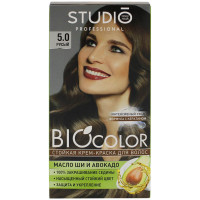 Крем-краска для волос Studio (Студио) Professional BIOcolor, тон 5.0 - Русый