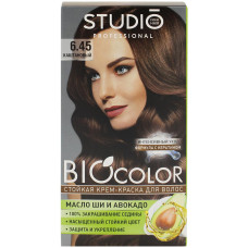 Крем-краска для волос Studio (Студио) Professional BIOcolor, тон 6.45 - Каштановый