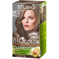 Крем-краска для волос Studio (Студио) Professional BIOcolor, тон 7.1 - Пепельно-русый
