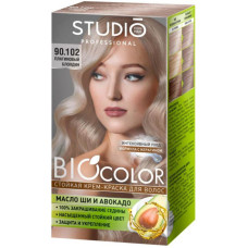 Крем-краска для волос Studio (Студио) Professional BIOcolor, тон 90.102 - Платиновый блондин