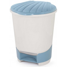 Ведро для мусора пластиковое, с педалью, цвет серый, 32х30х40 см, 18 л отключен