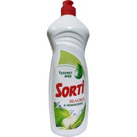 Средство для мытья посуды Sorti (Сорти) Яблоко и Лемонграсс, 900 мл