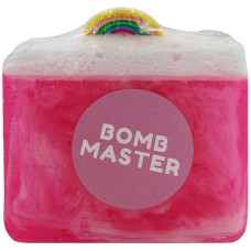 Мыло ручной работы Bomb Master (Бомб Мастер) Радуга, цвет розовый, 100 г