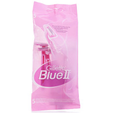 Одноразовые женские станки для бритья Gillette Blue II (Джилет Блю 2), 5 шт