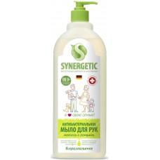Жидкое мыло антибактериальное Synergetic «Мелиса и ромашка», 500 мл