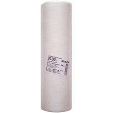 Салфетки спанлейс White Line, цвет белый, 40г/м2, 30х30 см, в рулоне 100 шт