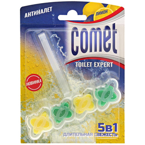 Блок для унитаза Comet (Комет) Лимон, 48 г