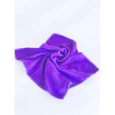 Салфетка из микрофибры (без упаковки), цвет фиолетовый, 40х60 см