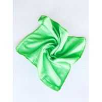 Салфетка из микрофибры (без упаковки), цвет зелёный, 50х80 см