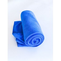 Салфетка из микрофибры (без упаковки), цвет синий, 70х80 см