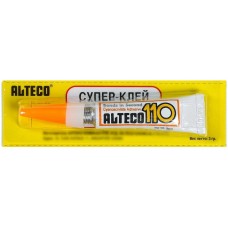 Супер-клей Alteco 110, тюбик, 3 г