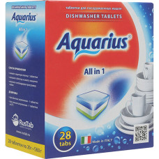 Таблетки для посудомоечных машин Lotta (Лотта) Aquarius, 28 шт