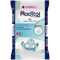 Влажная туалетная бумага Maditol, 42 шт