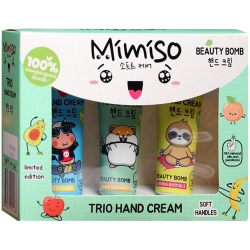 Подарочный набор Mimiso Trio Hand Cream: крем для рук 3 вида по 30 мл