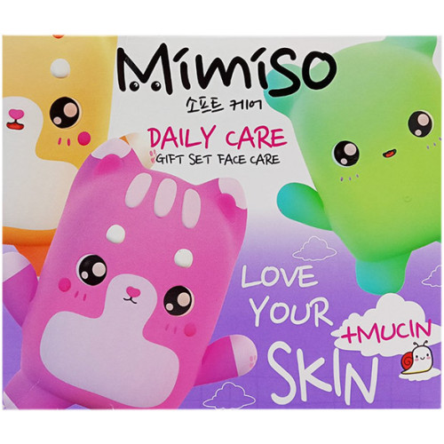 Подарочный набор Mimiso Daily Care: гоммаж для лица 100 мл + пенка 100 мл + маска 100 мл