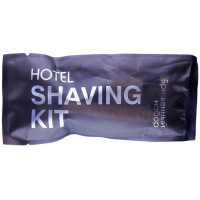 Бритвенный набор (флоупак) Hotel Shaving Kit: станок + крем 6 г