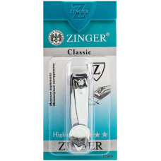 Клиппер для ногтей маленький Zinger (Зингер), серебряный, ZS SLN-602