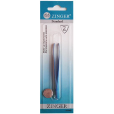 Пинцет скошенный Zinger (Зингер), цветной, ZSP TS-107-slant