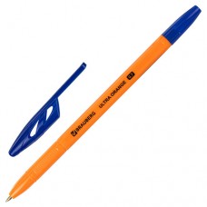Ручка шариковая Brauberg (Брауберг) Ultra Orange, цвет синий, пишущий узел 0,7 мм, линия письма 0,35 мм