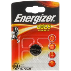 Батарейка литиевая таблетка Energizer (Энерджайзер) CR2025, 1 шт